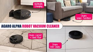अपने आप झाड़ू पोछा लगाने वाला Robot | Smart Robo Vacuum Cleaner | AGARO Alpha Robo Vacuum Cleaner