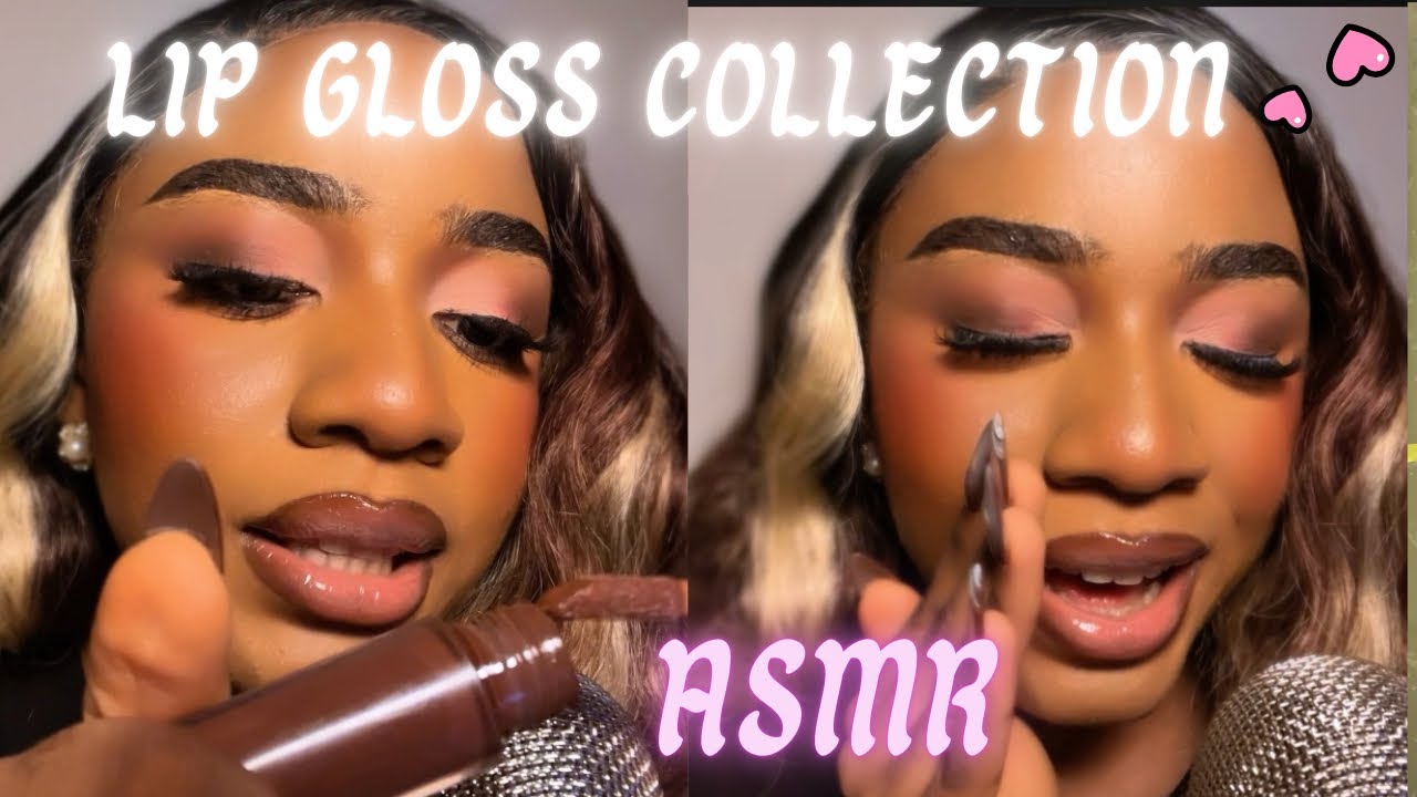 ASMR- HoW I dId My LiPs(Lipgloss sounds-rain sounds) Relaxation Guaranteed❣️❣️☺️