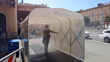 Sanitary Gate - Sanitizing/disinfection tunnel