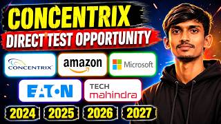 Concentrix, Amazon, Microsoft, TechMahindra & Eaton Hiring 2026 | Concentrix Direct Test Hiring 2026