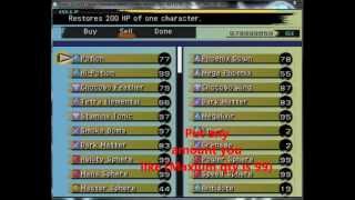 FFX get any item in early game(using cheat engine)