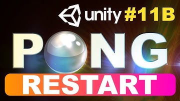 11B How to make Pong video Game in Unity and C# - User Interface Unity Tutorial // Allaxes