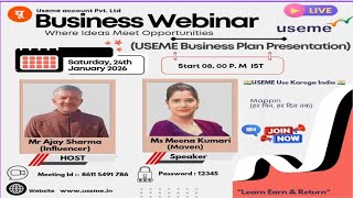 Useme Business Plan Presentation || Meena Kumari (Maven ) #useme #usekaregaindia #trending #viral  screenshot 3