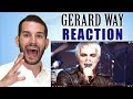 SINGING TEACHER reacts to Gerard Way