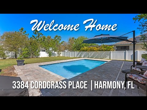 3384 Cordgrass Place, Harmony, FL home video tour