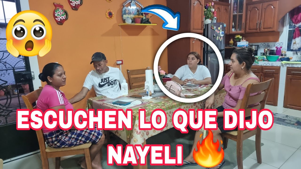 NAYELI, SE REÚNE? CON LA FAMILIA EN CASA DE POLLO.👉🐥