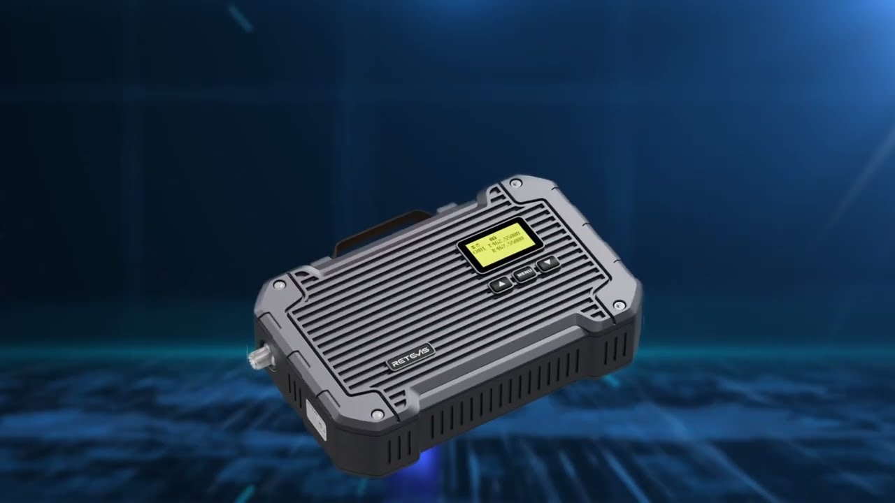 Retevis RT97L 25W Portable GMRS Repeater IP66 Waterproof Long Range Base Station