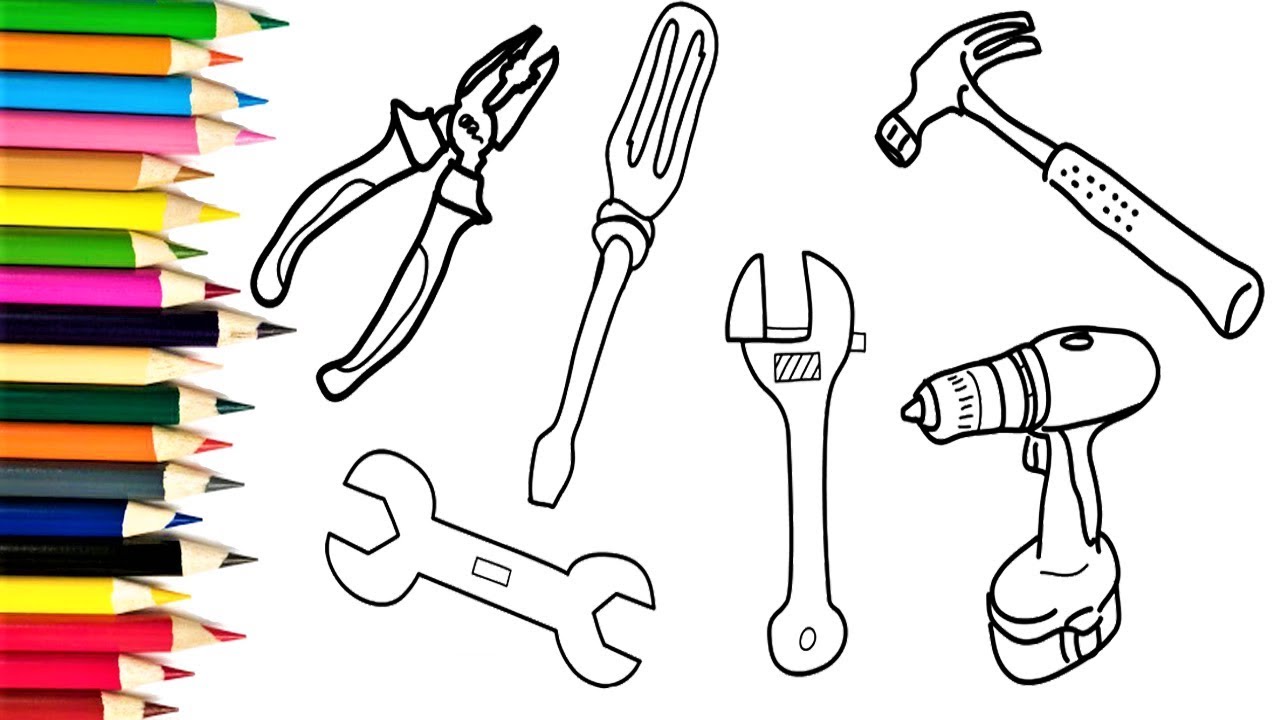 Coloring Pages Of Tools 8