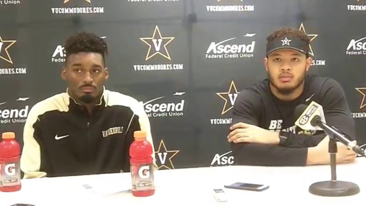 Zach Cunningham & Darreon Herring post Tennessee presser Nov. 28, 2015