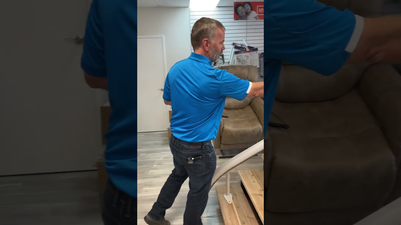 Handicare Freecurve Stairlift Demonstration