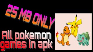 All pokemon game in one apk | latest version | pokemon best games | screenshot 4