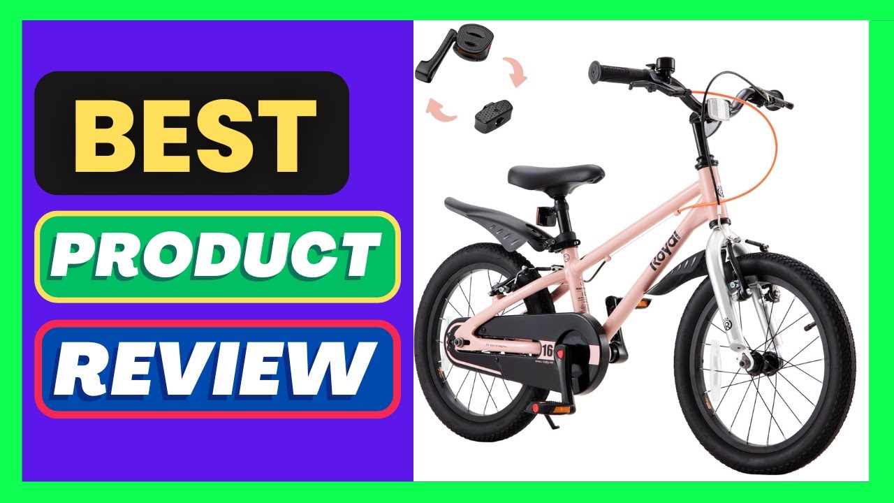 RoyalBaby EZ Fride Kids Bike 16 18 20 Inch, Lightweight Aluminum