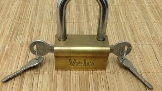 [28] VELO- Dual Core Padlock [Demo + Picking]