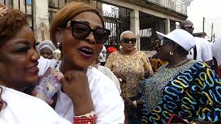 CEREMONY OF OSAHONS LORENZO LATE MOTHER FUNERAL
