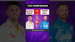 🏏 Mitchell Marsh vs Philip Salt 🔥 T20 Batting Comparison | Who is the Better Match Winner? 🤯