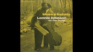 Video thumbnail of "1960 - Lonnie Johnson with Elmer Snowden - St. Louis blues"