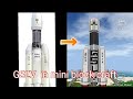 Indian GSLV rocket in mini block craft