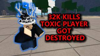 MAKING THIS TOXIC PLAYER CRY AND QUIT...😈|The Strongest Battleground screenshot 2