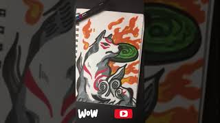 Check Out This Amaterasu Okami Drawing (#Shorts) Check Out This Amaterasu Okami Drawing (#Shorts)