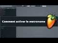 Fl studio tutoriel fr  comment activer le metronome