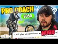 I Hired the BEST Warzone Coach on Fiverr and acted like a NOOB...