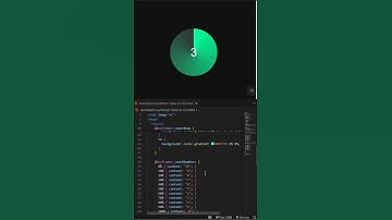 Pure CSS Countdown Timer 🔥 No JavaScript Needed! #css #coding #shorts