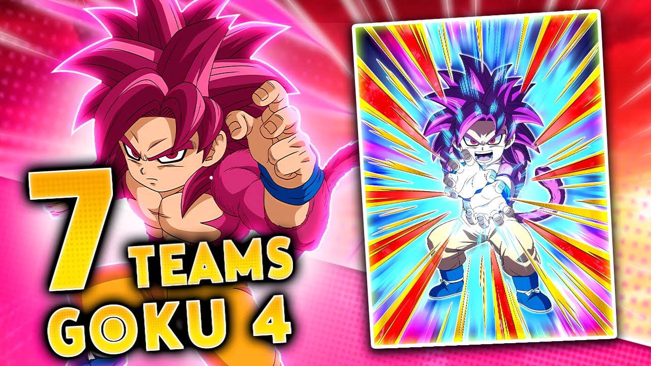 7 TOP TEAMS pour Goku SSJ4 Daima Mini TEC sur Dokkan Battle !