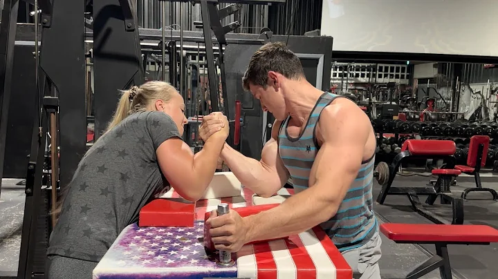 Arm Wrestling The 8X Female World Champion Sarah B...