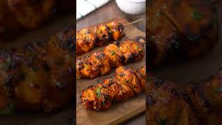 Brochetas de Pollo en AirFryer. #receta #airfryer #pollo