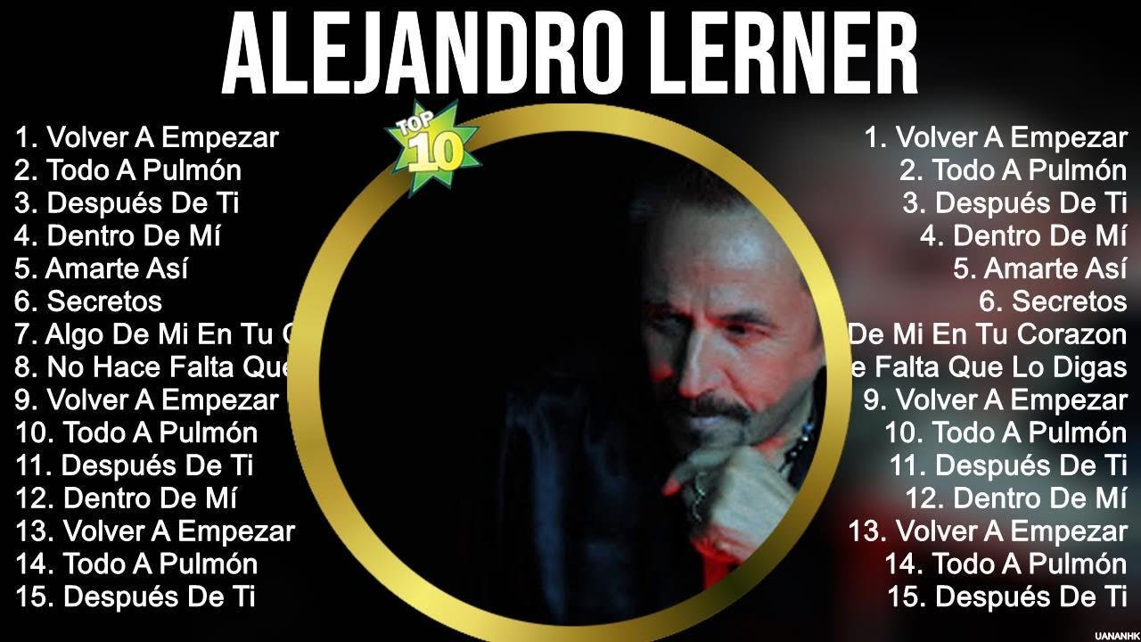 Alejandro Lerner Fiesta Latina Mix 2023 Musica Latina Mejores éxitos de ...