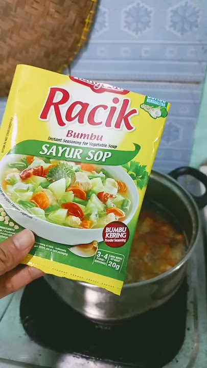 sop ayam kampung bumbu racik