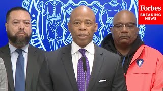 JUST IN: Mayor Eric Adams Announces New Public Safety Initiative, As DOJ Moves To Drop Charges