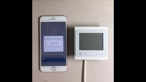 MJZM BGL-002 WiFi & Hand Thermostaat