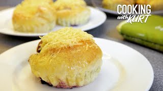 Red Ribbon Ube Ensaymada: Ube Brioche Buns (Kneaded By Hand) With Butter/Cheese | Cooking with Kurt
