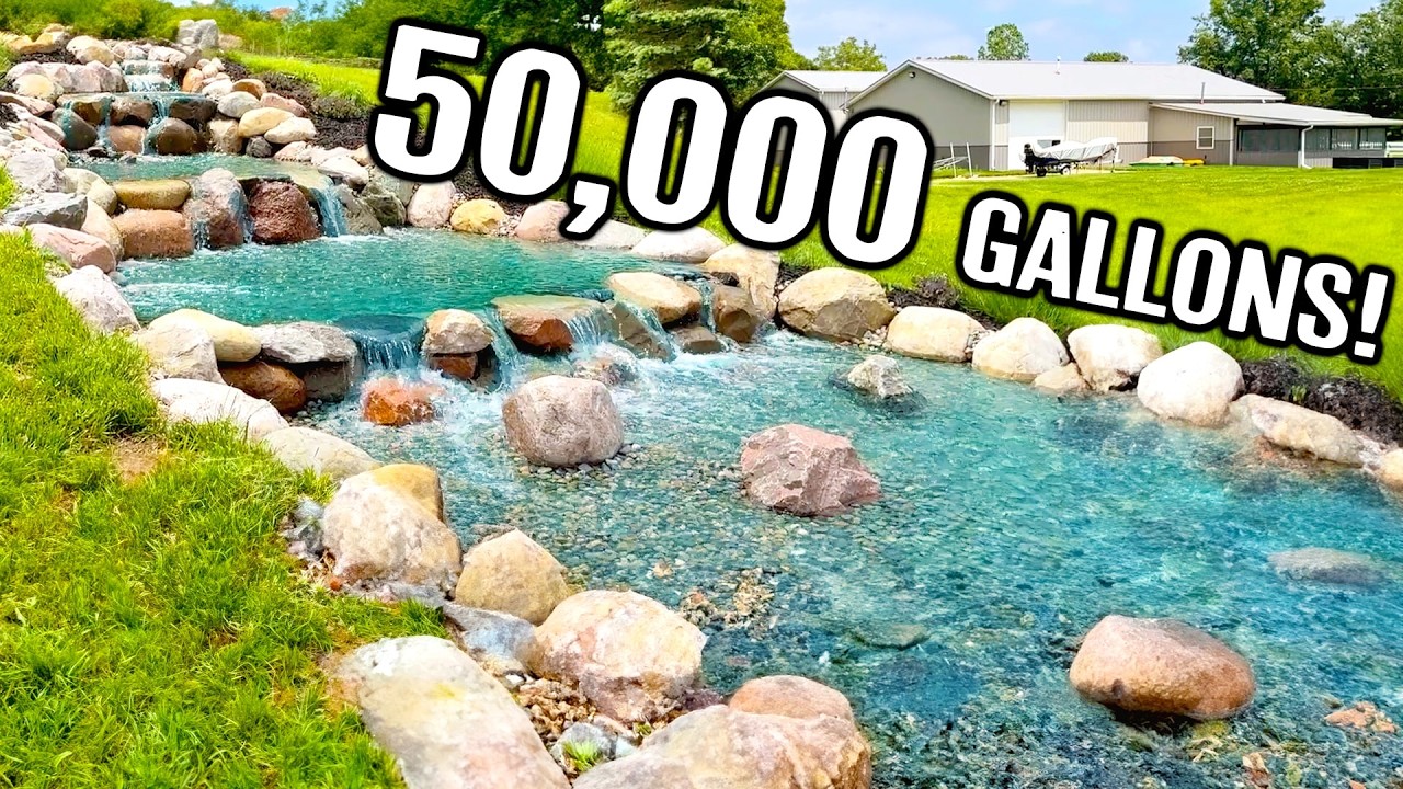 GIANT Waterfall Stream for GIANT Pond