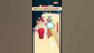 Gaming#blob runner 3d#Shorts#blob play#cute blob#game 💖💯👍
