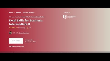 Learn Excel Skills for Business:Intermediate II|Courseraquizansweer|week 1|Data Validation|Vlookup