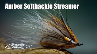 Amber Soft Hackle Streamer - salmon and steelhead fly tying