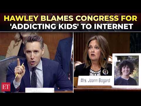 'What has Congress done? Nothing!': Hawley GOES OFF on Big Tech over kids' social media addiction