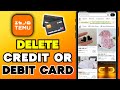 How to Remove a Debit or Credit Card from Temu
