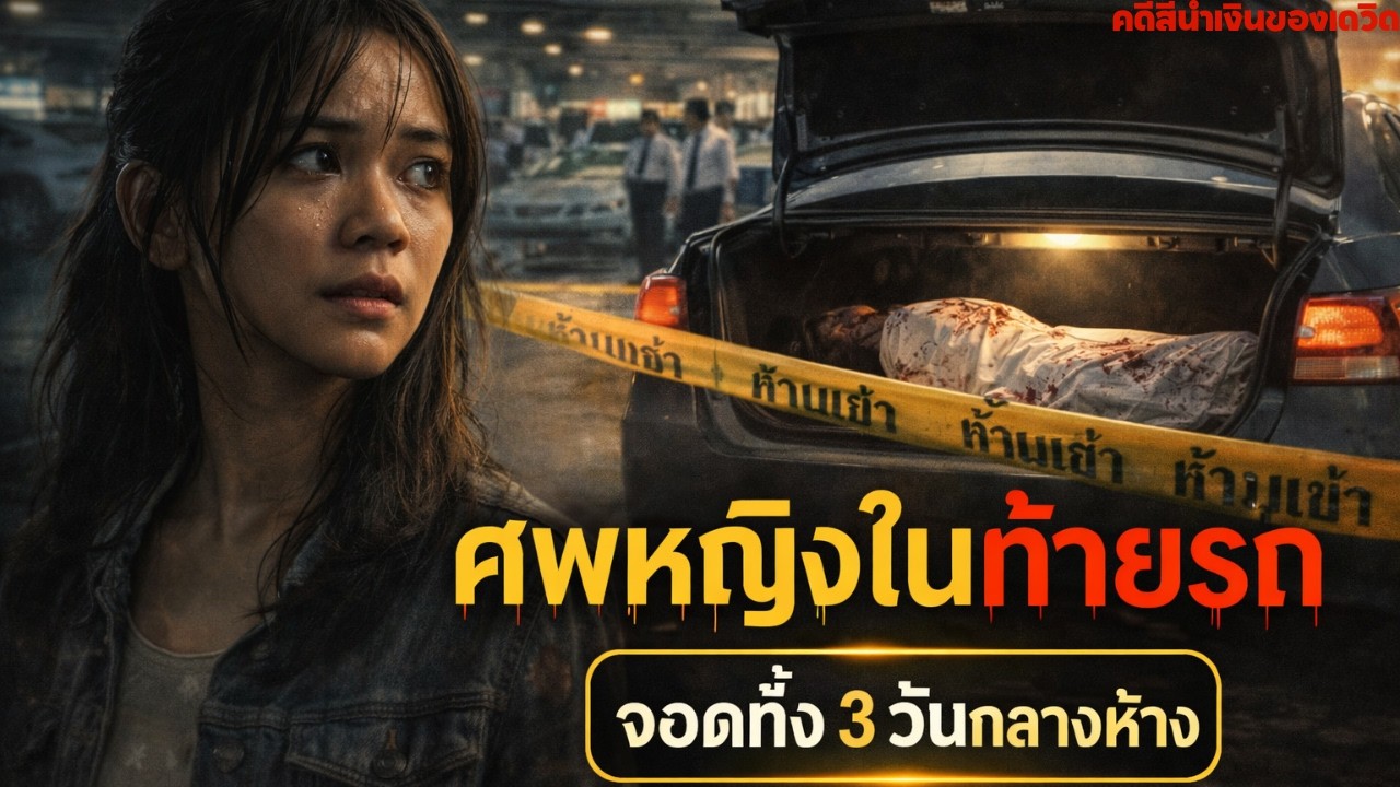 รถที่จอดทิ้งไว้ 3 วัน : ศพในท้ายรถกลางห้าง