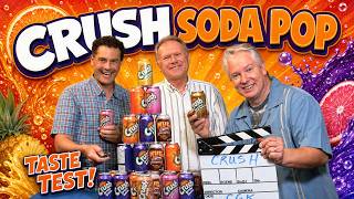Crush Soda Pop Taste Test! Cream Soda, Birch Beer Pineapple & More 🥤💥