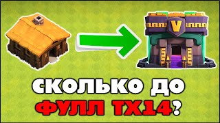ВРЕМЯ ПРОКАЧКИ КАЖДОЙ РАТУШИ В КЛЕШ ОФ КЛЕНС | КЛЕО CLASH OF CLANS screenshot 3