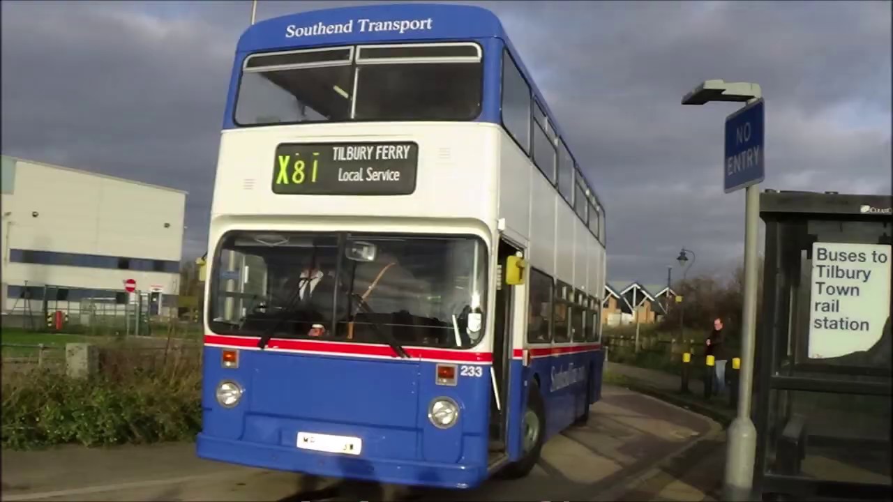 (FRV) GLB's Christmas Advent Calendar Day 9, Part 2 | Ensignbus Route X81: Shenfield - Tilbury | 233