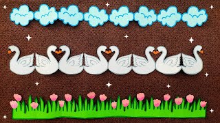 3 Easy Decorative paper chain ideas | Bulletin board border design | Notice board decoration screenshot 2