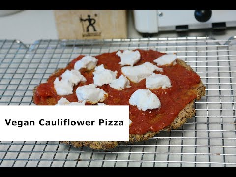 How To Make An EASY HEALTHY CAULIFLOWER VEGAN PIZZA ( ORGANIC )
