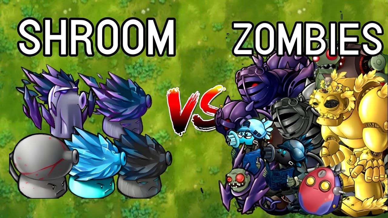 PVZ Fusion Challenge!! 1 New Fusion Shroom Plants VS All Fusion Zombies ...