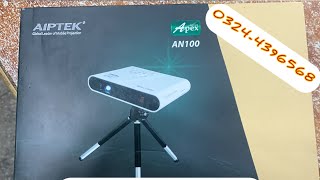 Aiptek Mini projector  wireless display 🛜  Android based  Contact 03244396568