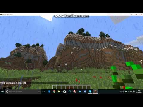 Video: Come fare in modo che smetta di piovere su Minecraft?