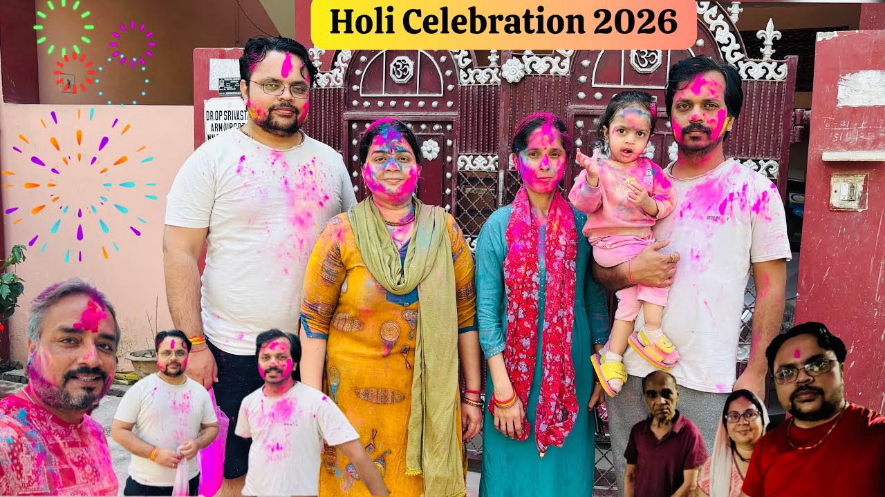 Holi Celebration 2026 | #holi #lucknow #celebration @explorewithamit 